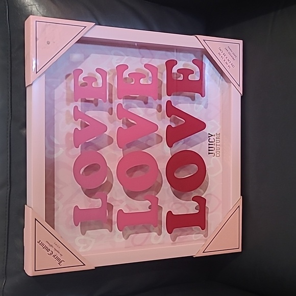 Juicy Couture Pink LOVE Decorative Art - 14x14 - Picture 5 of 6